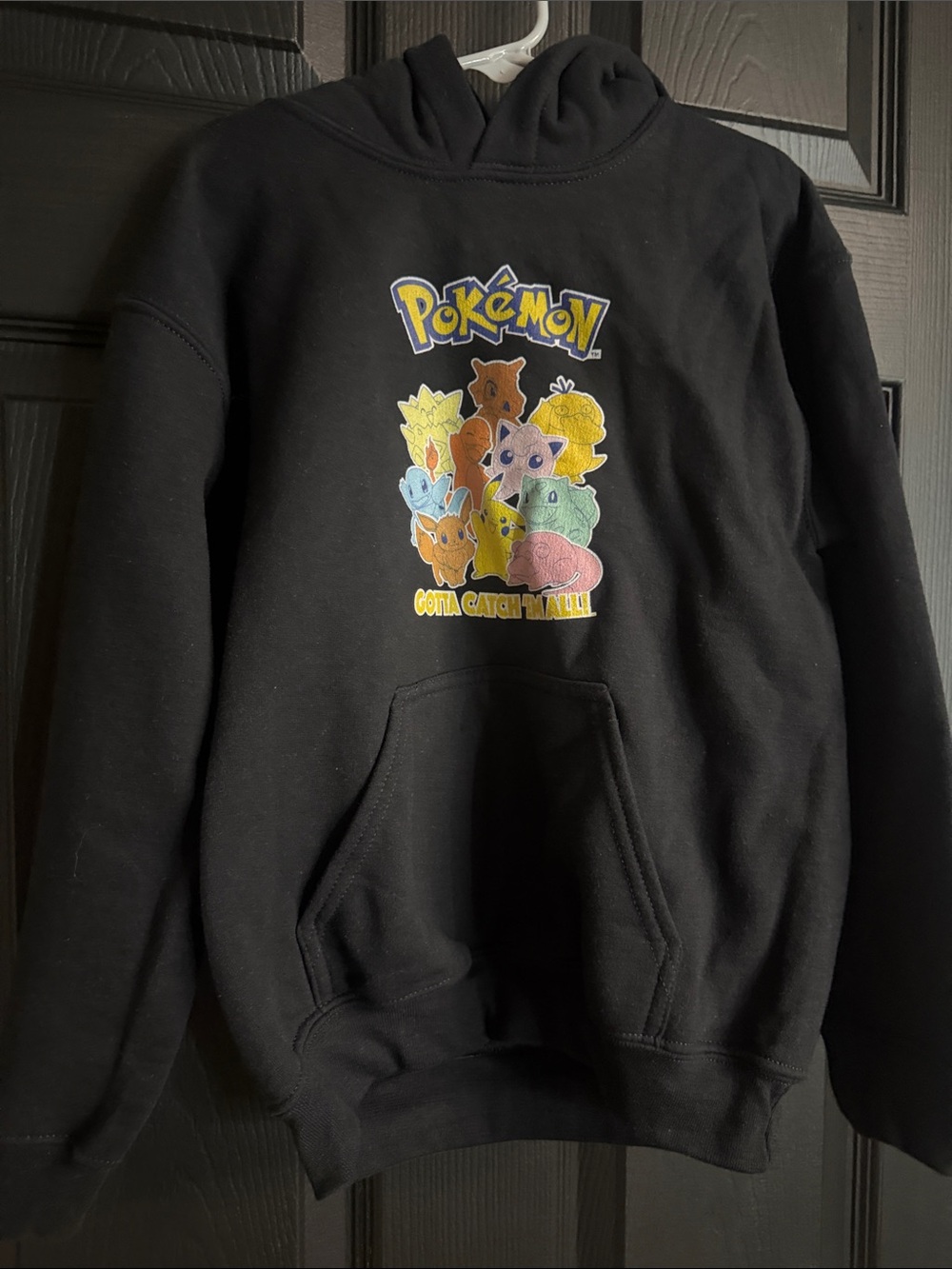 Pokémon Black Graphic Hoodie - Unbranded